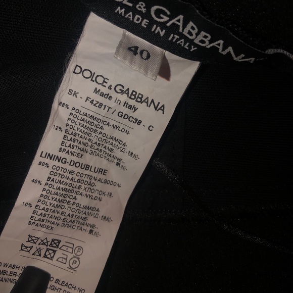 Dolce and Gabbana lingerie style pencil skirt - Picture 8 of 9